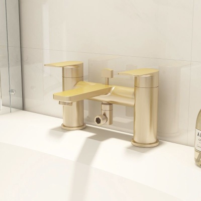 Suburb Bath Shower Mixer - Brushed Brass